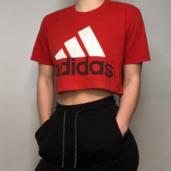 t-shirt crop top adidas t-shirt crop top adidas